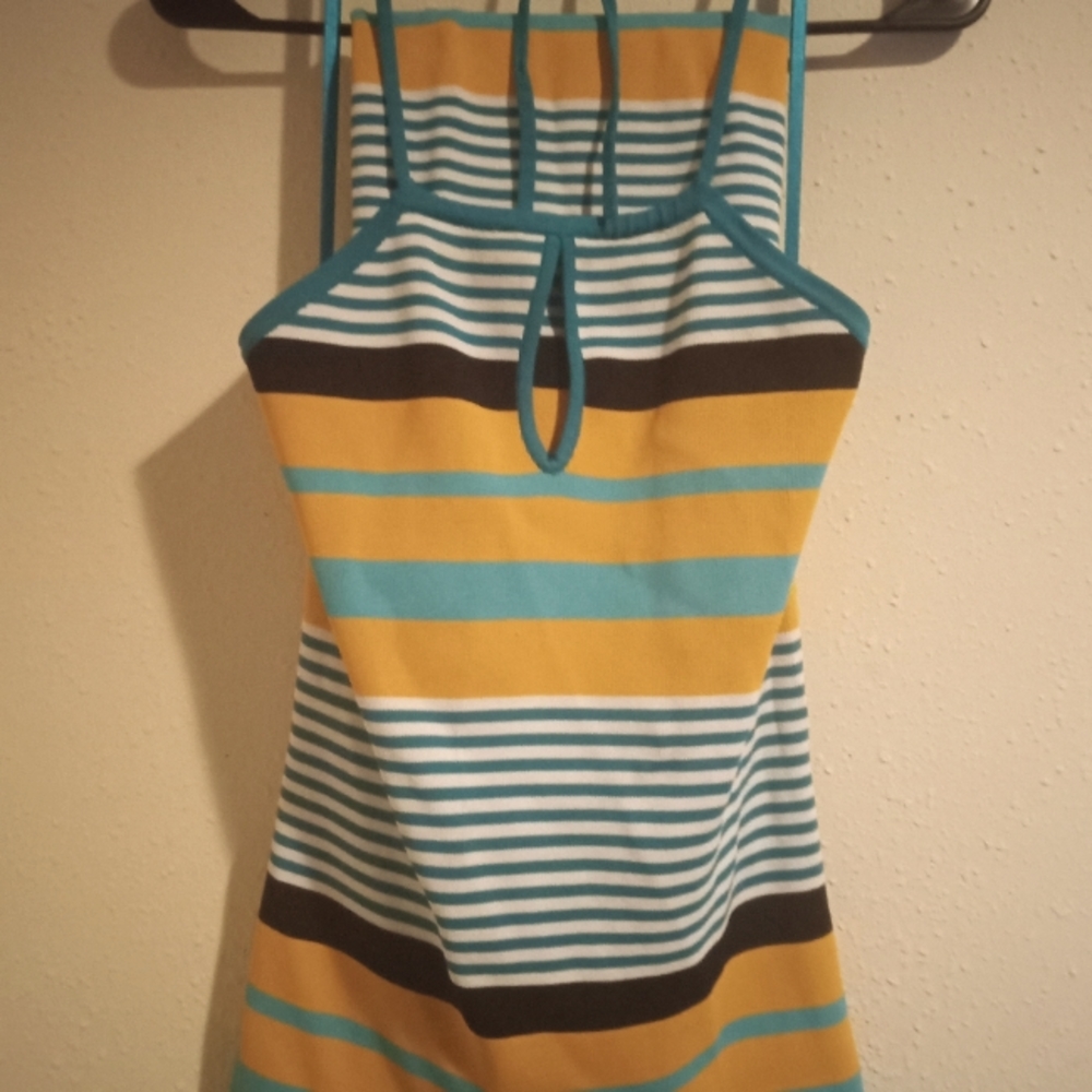 7th AVENUE MATCHING HALTER TOP AND SKIRT SET
